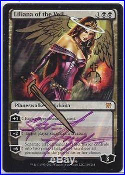 1 x MTG LILIANA OF THE VEIL ANGEL ALTER MAGIC THE GATHERING SIGNED ALTER