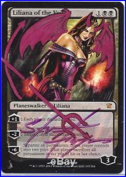 1 x MTG LILIANA OF THE VEIL DEMON ALTER MAGIC THE GATHERING SIGNED ALTER