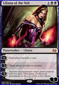 1X Liliana of the Veil MM3 FOIL JAPANESE NM/M Condition MTG CARD