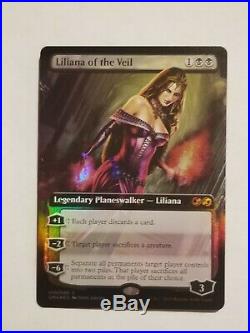 1x FOIL Box Topper Liliana of the Veil Ultimate Masters Magic the Gathering NM/M
