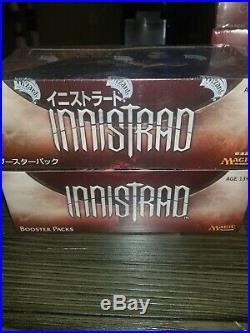 1x JAPANESE & 1x ENGLISH INNISTRAD Booster Box MTG Snapcaster Mage, Liliana