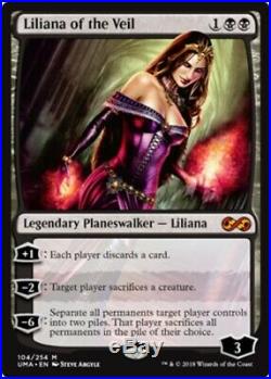 1x Liliana of the Veil Foil NM, English MTG Ultimate Masters