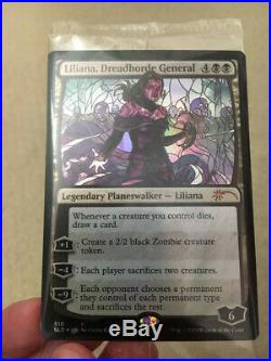 1x MTG Liliana, Dreadhorde General Secret Lair Foil Stained Glass-NEW UNOPENED