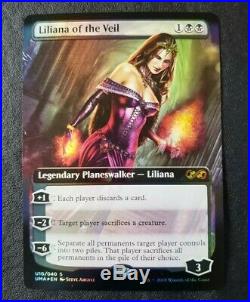 1x MTG Ultimate Masters Box Topper Liliana of the Veil Foil, Light Play, Eng