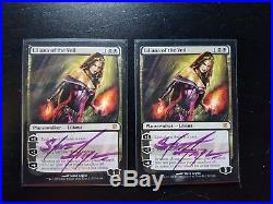 2 x Liliana of the Veil (Signed by Steve Argyle), LP, Innistrad