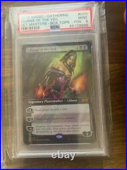 2018 Magic The Gathering, Ultimate Masters Box Topper, Liliana of the Veil PSA 9