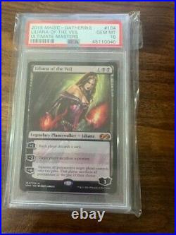 2018 Magic The Gathering Ultimate Masters Liliana Of The Veil PSA 10