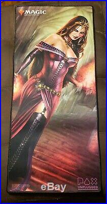 2018 PAX Unplugged Liliana Of The Veil Oversized Playmat New Stitched edges