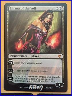 3x LILIANA OF THE VEIL-ALL NM! See Scans! Innistrad Magic The Gathering MTG