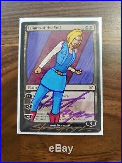 4x ALTERED ARTWORK Liliana Of The Veil