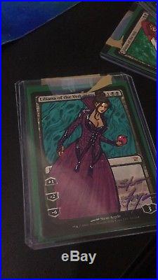 4x Altered by Artist Liliana of the Veil NM/M condition. One of a Kind Set