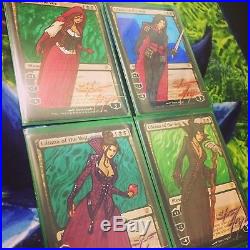 4x Altered by Artist Liliana of the Veil NM/M condition. One of a Kind Set