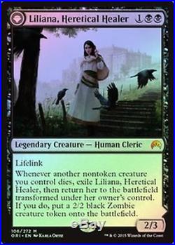 4x FOIL Liliana, Heretical Healer MTG Magic Origins ORI MINT -Kid Icarus