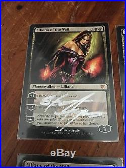 4x Liliana Of The Veil Lightly Played Signed