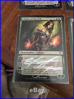4x Liliana Of The Veil Lightly Played Signed