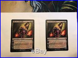 4x Liliana of the Veil 2x LP And 2x MP Innistrad Magic The Gathering