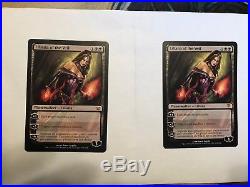 4x Liliana of the Veil 2x LP And 2x MP Innistrad Magic The Gathering