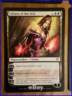4x Liliana of the Veil Mythic Innistrad MTG Magic the Gathering