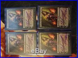 4x NM Liliana of the Veil Innistrad SIGNED by Artist