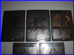 AA MTG Magic 2015 SDCC Foil Planeswalker Set ALL 5! Jace, Liliana, Chandra ++ NM