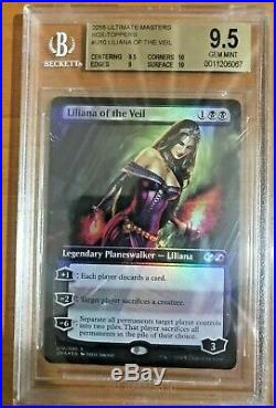 BGS 9.5 Liliana of the Veil Ultimate Box Topper MTG Magic the Gathering