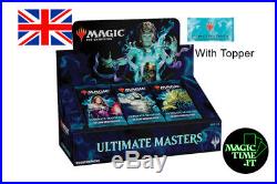 BOX 24 Buste Magic ULTIMATE MASTERS ENG Mtg with Topper snapcaster, Liliana