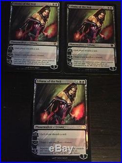 FOIL Innistrad Liliana of the Veil x3 Magic Cards