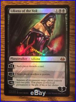 FOIL LILIANA OF THE VEIL Modern Masters 2017 NM Near Mint Unplayed MTG