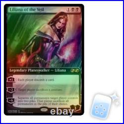 FOIL LILIANA OF THE VEIL Ultimate Masters Box Topper Planeswalker Magic MTG