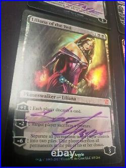FOIL Liliana of the Veil Innistrad signed LP