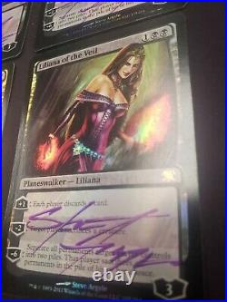 FOIL Liliana of the Veil Innistrad signed LP