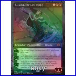 Foil Liliana, The Last Hope (textured Foil) M/NM Magic MTG Double Masters 2022