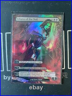 Foil Liliana of the Veil Altered and Signed by Original Artist