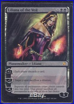 Foil Liliana of the Veil Innistrad MTG LP Lightly Played