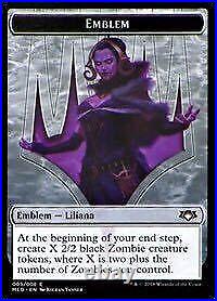 Grn Mythic Edition Wish Liliana English Foil Emblem Token Included