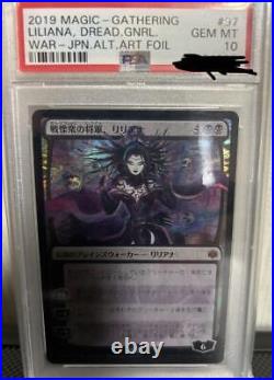 Liliana Foil First Edition Of The Horror, Glossy PSA10 Magic Mtg