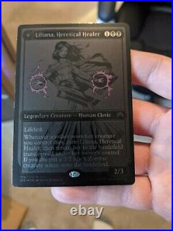 Liliana, Heretical Healer NM Black Flip Foil SDCC2015 Promo MTG Magic