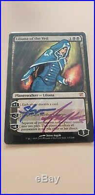 Liliana Of The Veil Altered And Signed By Steve Argyle