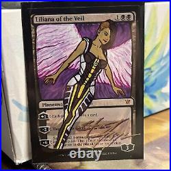 Liliana Of The Veil Altered And Signed By Steve Argyle Mtg