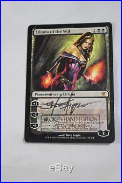 Liliana Of The Veil Broken Hand Edition Signed Innistrad X1 Near Mint MTG Magic