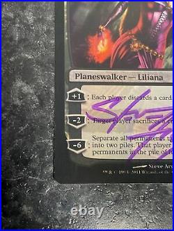 Liliana Of The Veil X1 Mtg Innistrad Foil Signed Nm/Vlp