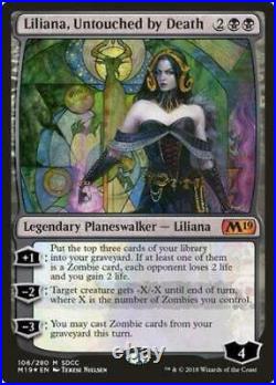 Liliana, Untouched by Death (SDCC 2018) MTG Magic the Gathering Foil