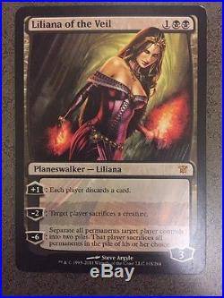 Liliana of The Veil X3 Innistrad NM MTG Mythic Rare Magic The Gathering Abzan
