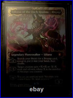 Liliana of the Dark Realms (Borderless) (Raised Foil) MTG Bloomburrow 0094 NM