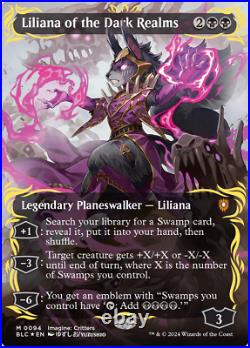 Liliana of the Dark Realms Near Mint Foil Bloomburrow Commander