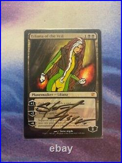 Liliana of the Veil ALTERED and SIGNED by Steve Argyle Innistrad