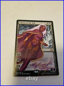 Liliana of the Veil Altered/Signed by Steve Argyle. No Reserve Free Shipping