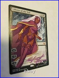 Liliana of the Veil Altered/Signed by Steve Argyle. No Reserve Free Shipping