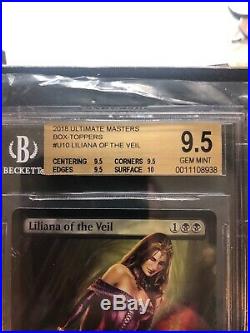 Liliana of the Veil Box Topper BGS 9.5 (Gem Mint) with 10