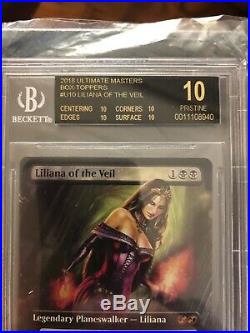 Liliana of the Veil Box Topper BGS Perfect 10 (Black Label)